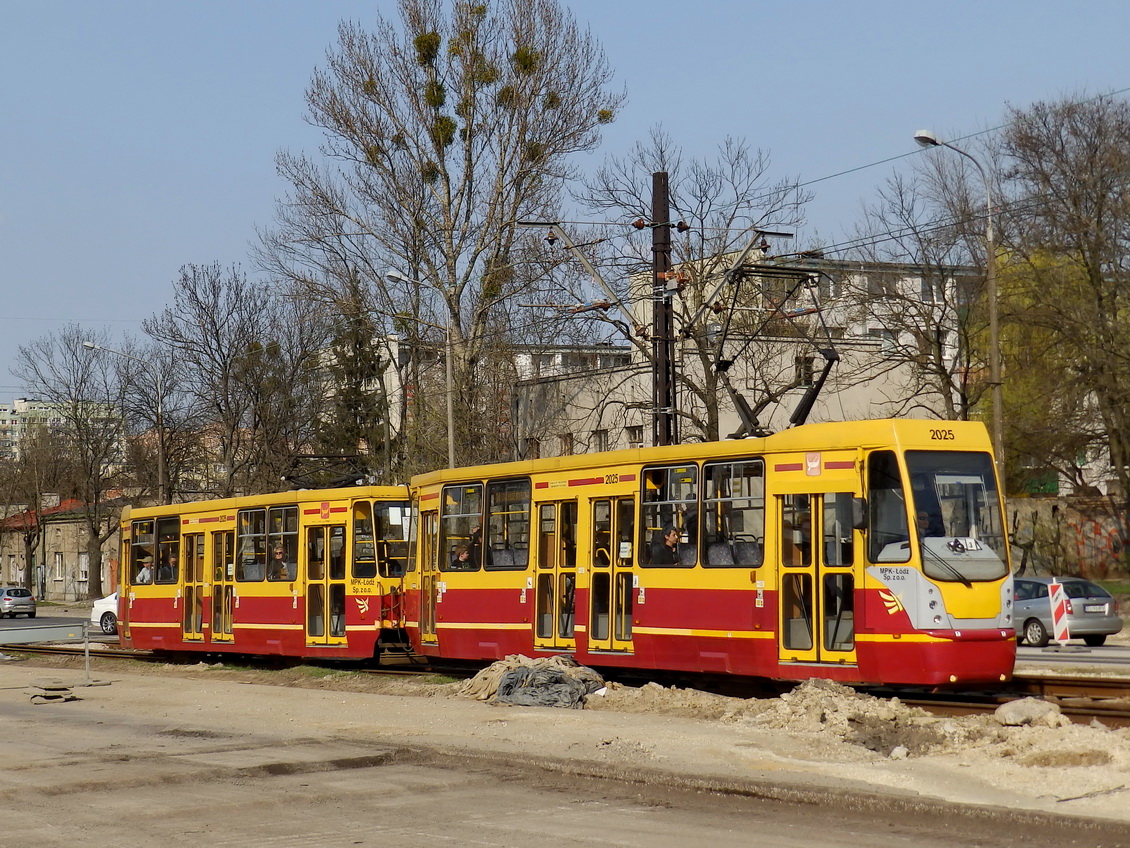 Лодзь, Konstal 805NaND № 2025