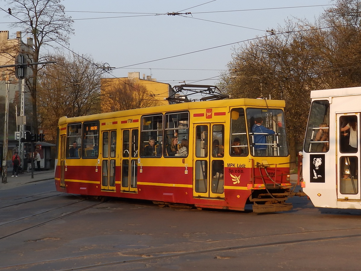 Лодзь, Konstal 805NaND/2 № 1706