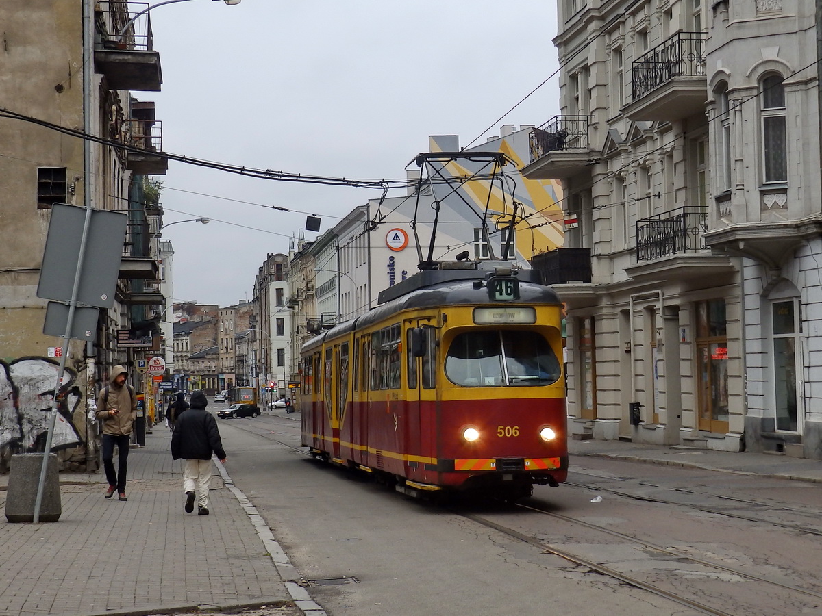 Lodz, Duewag GT8NF Nr. 506