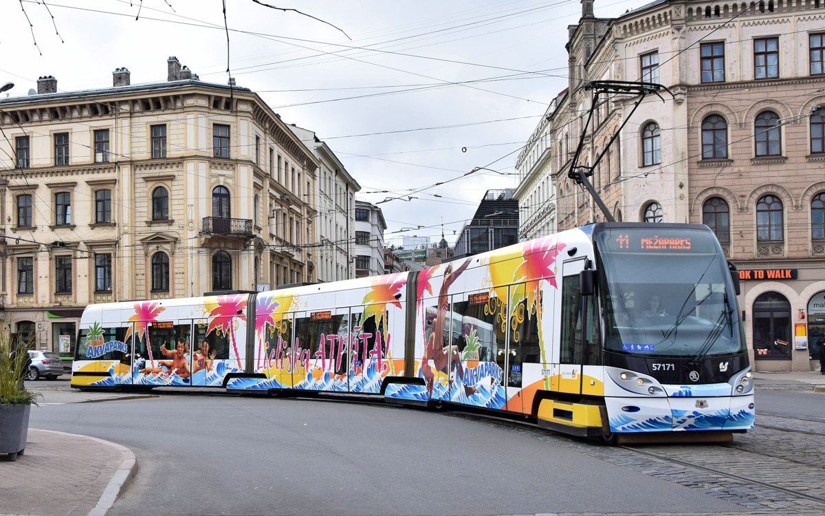 Рига, Škoda 15T ForCity Alfa Riga № 57171