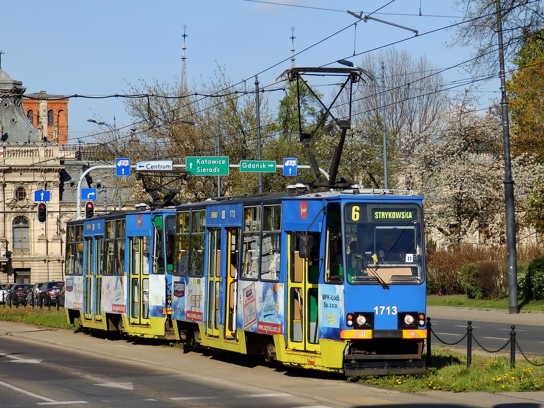 Лодзь, Konstal 805Na № 1713