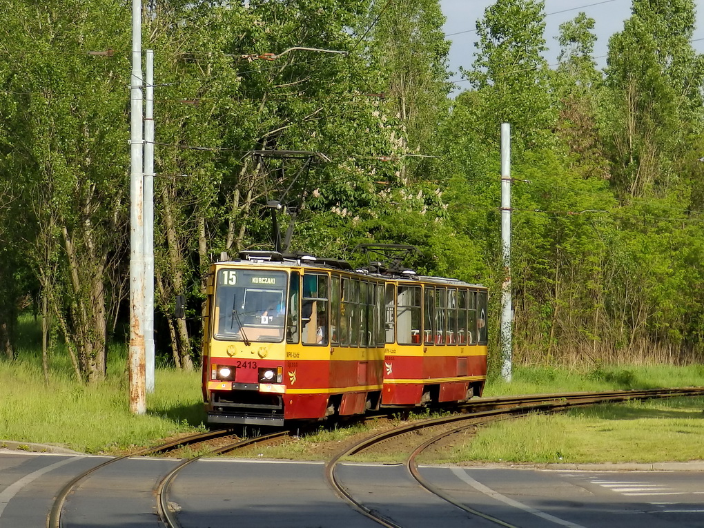Лодзь, Konstal 805Na № 2413