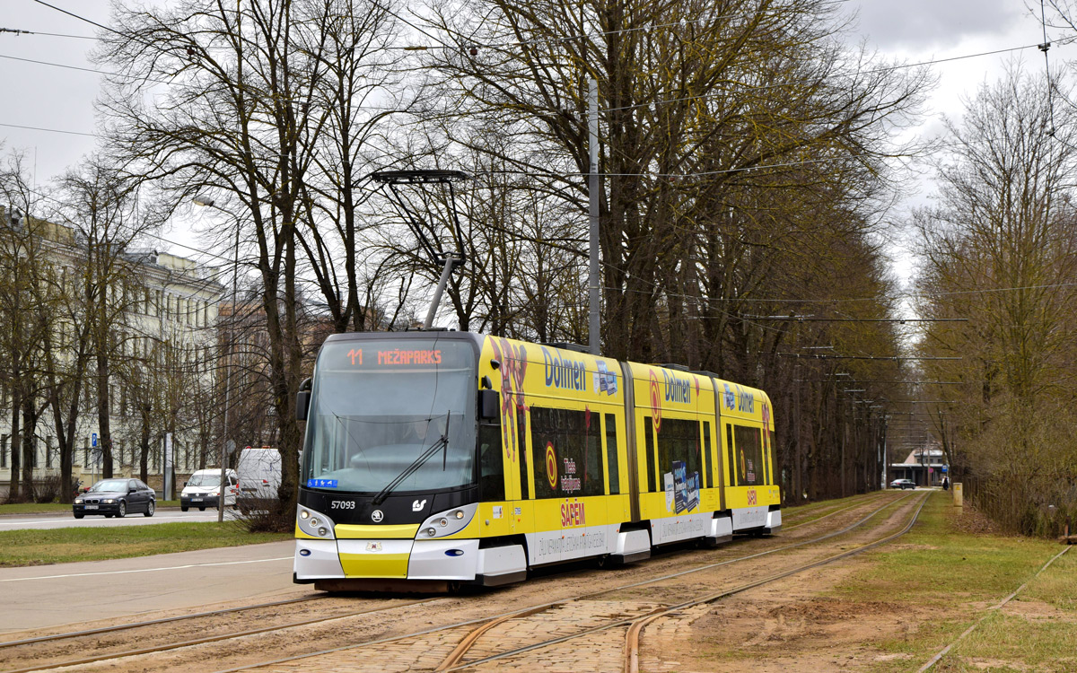 Рига, Škoda 15T ForCity Alfa Riga № 57093