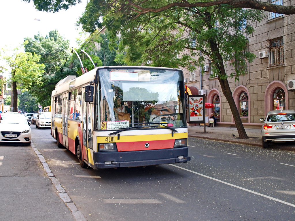 Одесса, Škoda 21Tr № 4011