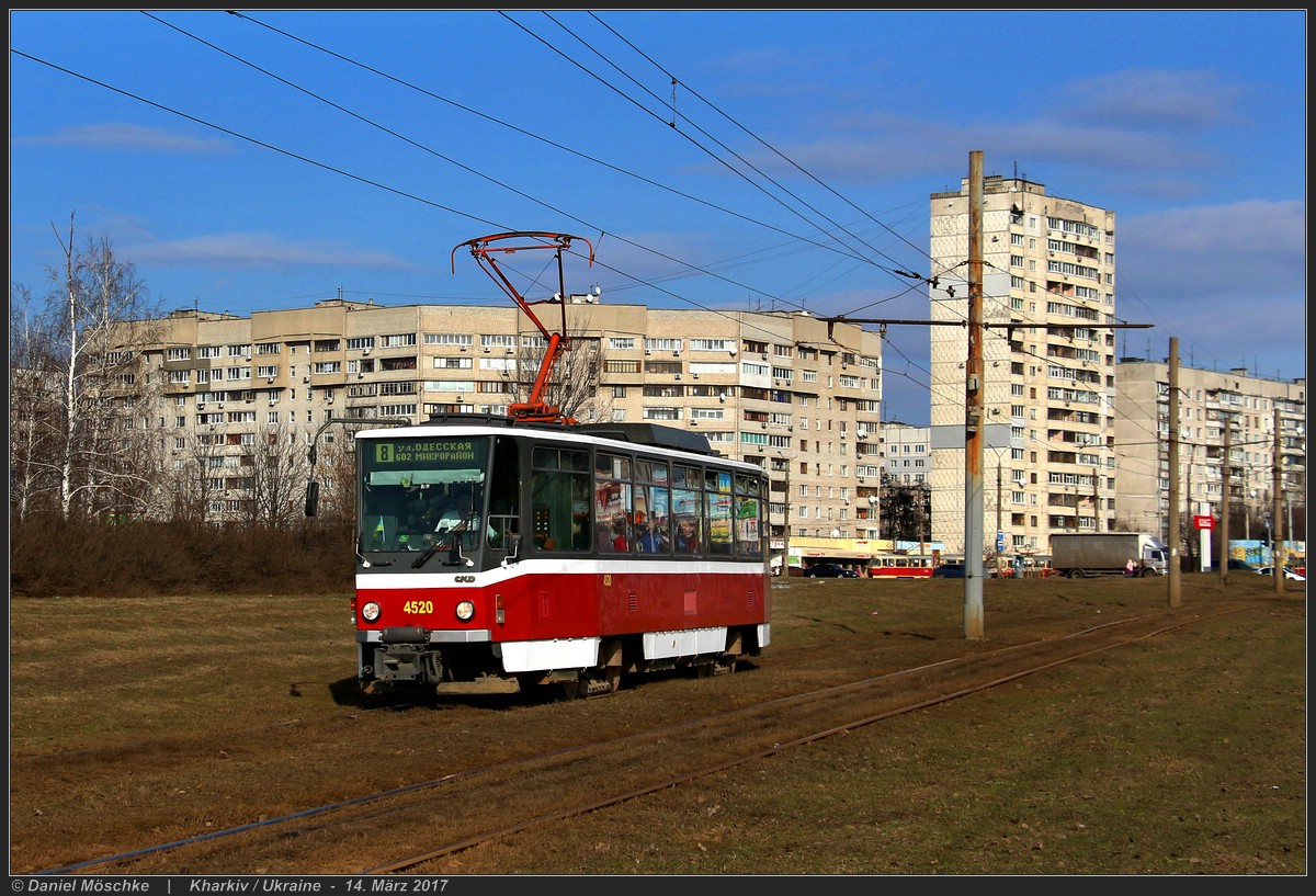 Харьков, Tatra T6A5 № 4520
