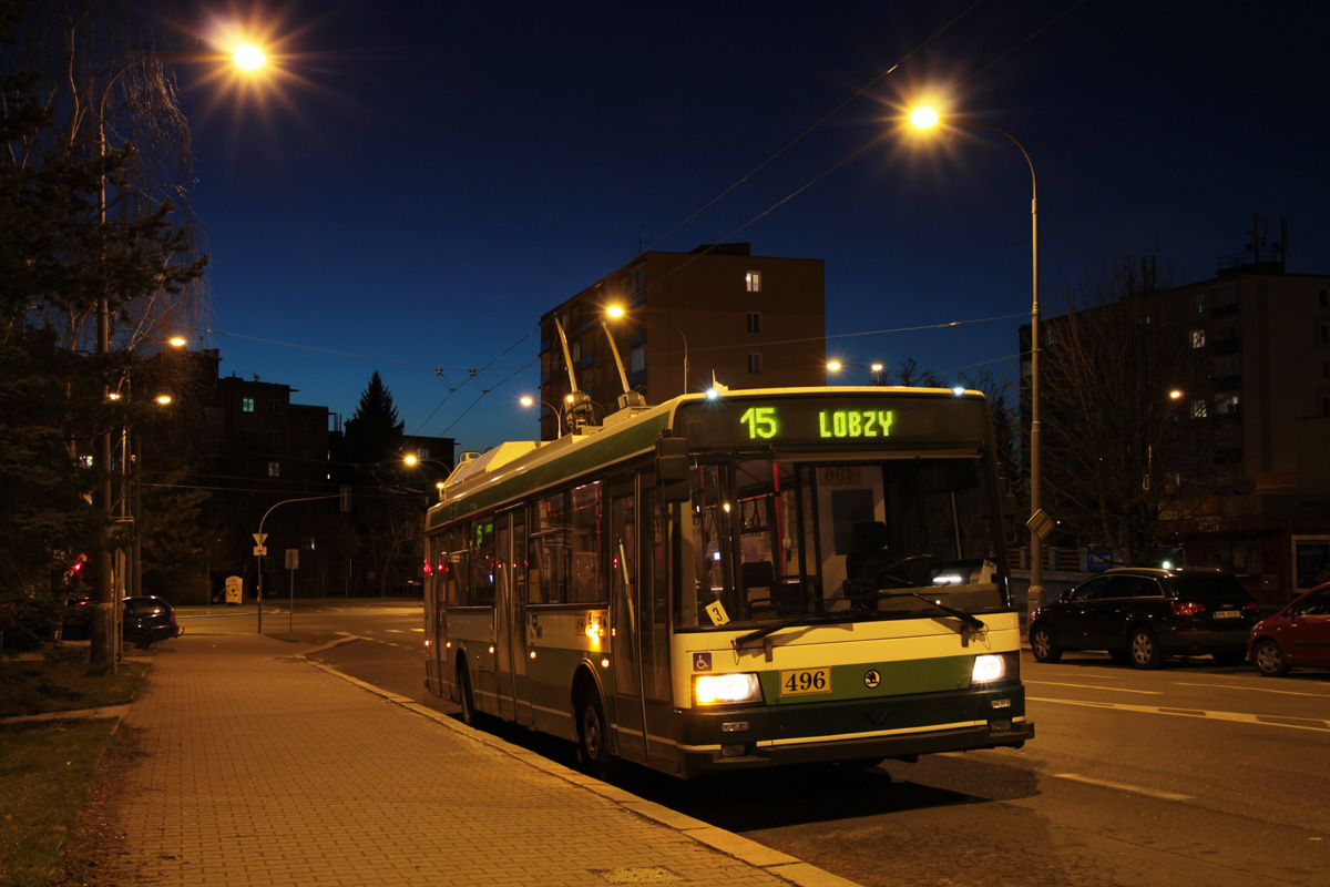 Plzeň, Škoda 21TrACI # 496