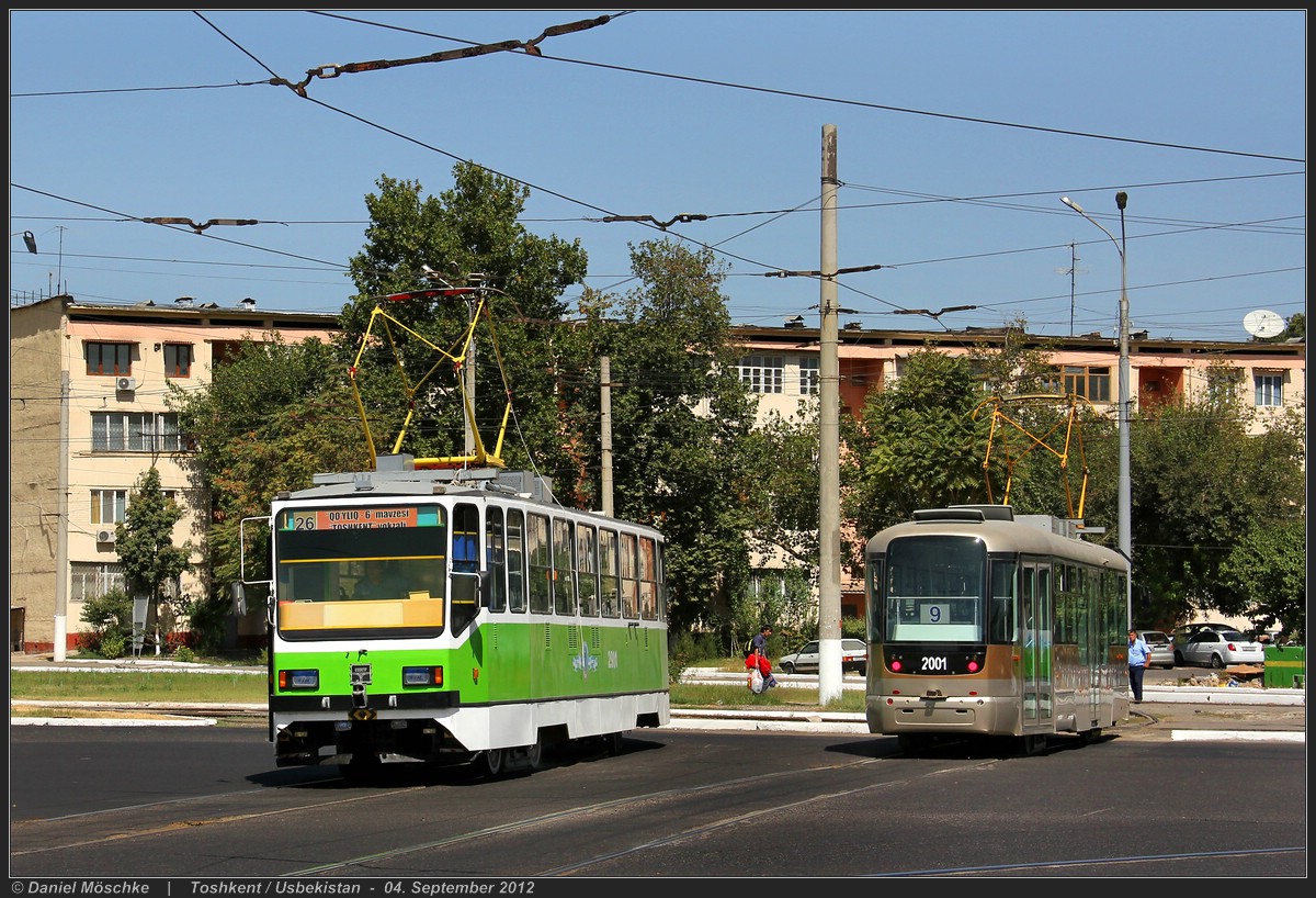 Ташкент, 71-402 № 2901; Ташкент, Vario LF.S № 2001
