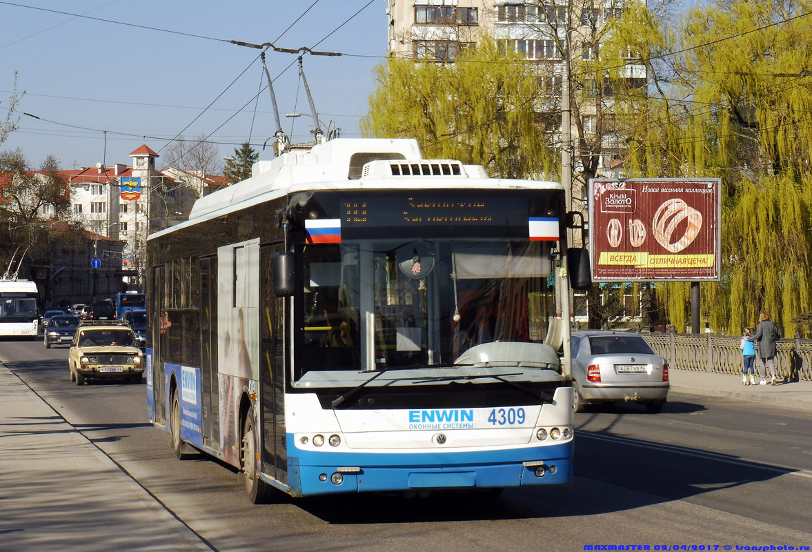Крымский троллейбус, Богдан Т70110 № 4309