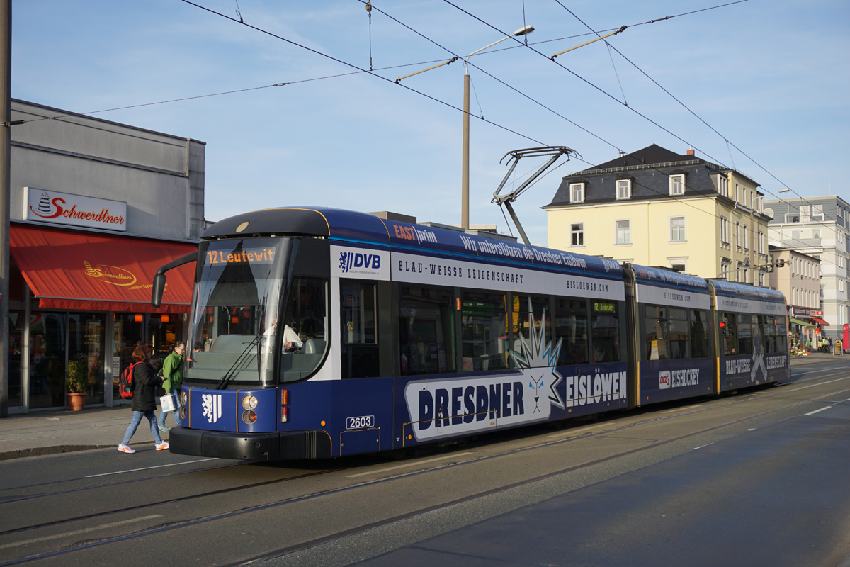 Дрезден, Bombardier NGT D8 DD 	 № 2603 Дрезден, Bombardier NGT D8 DD 	 № 2603