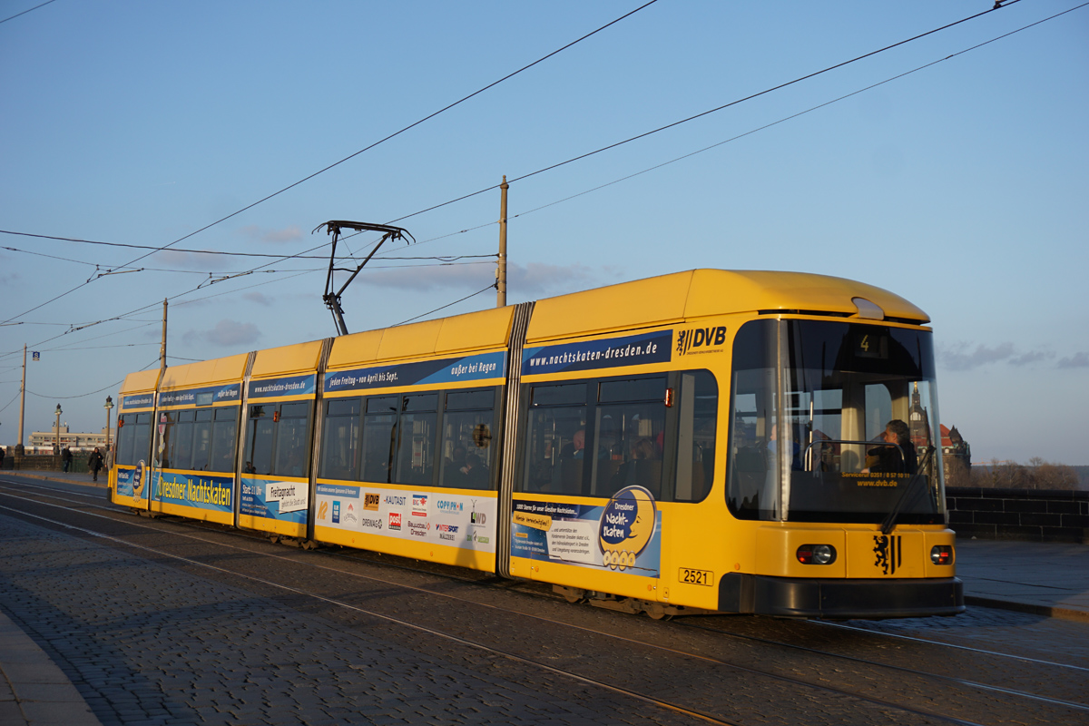 Дрезден, SachsenTram NGT 6 DD № 2521