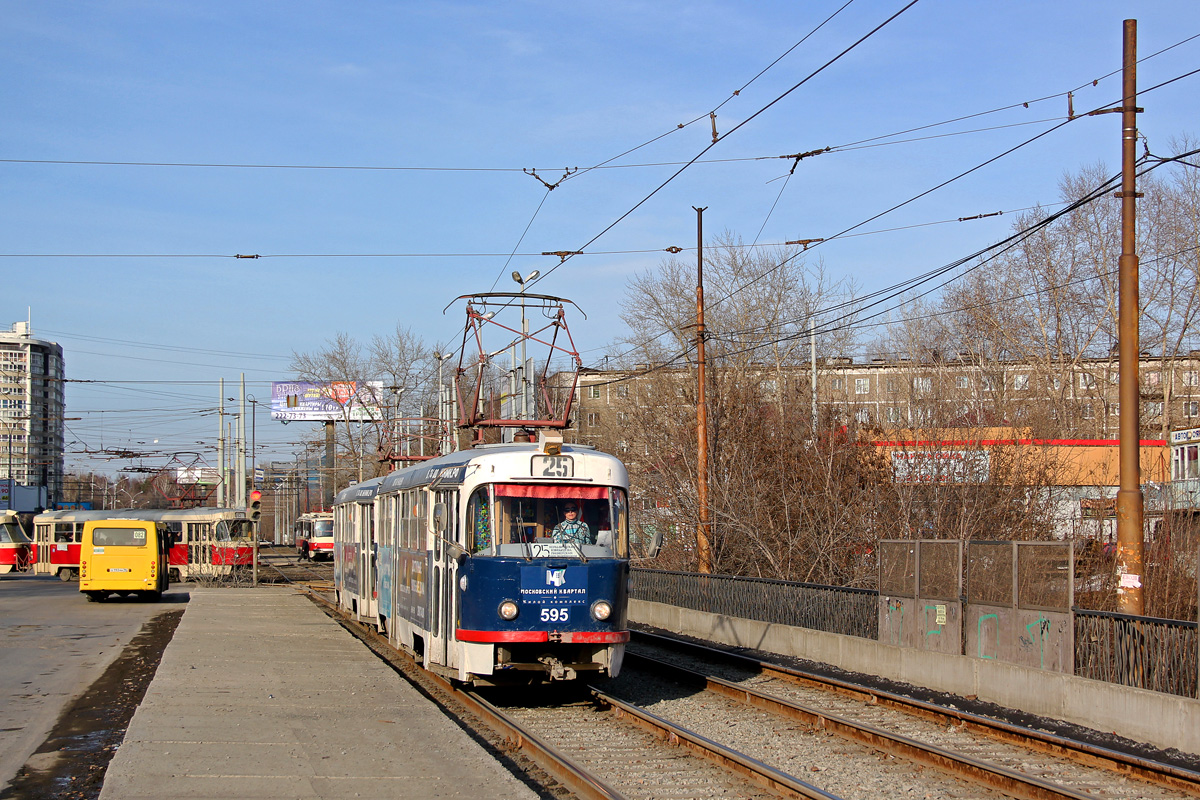 Екатеринбург, Tatra T3SU № 595