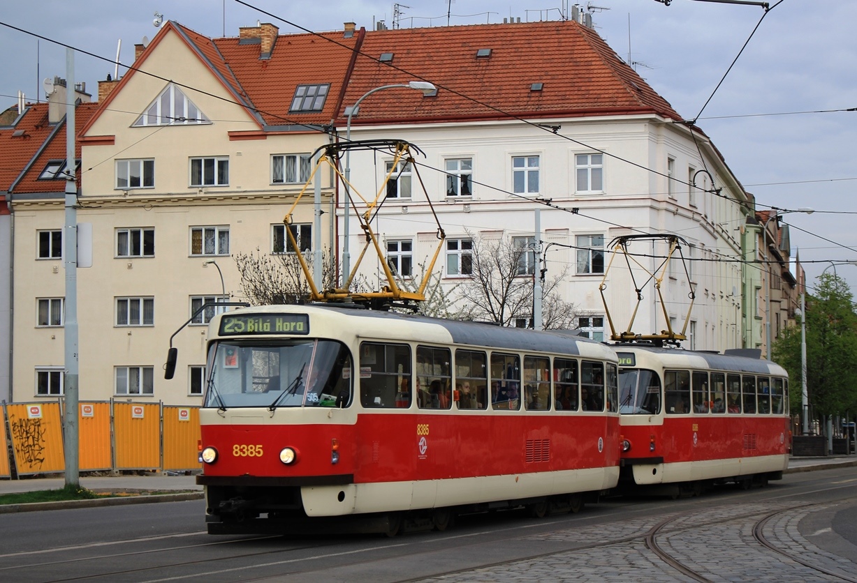 Прага, Tatra T3R.P № 8385