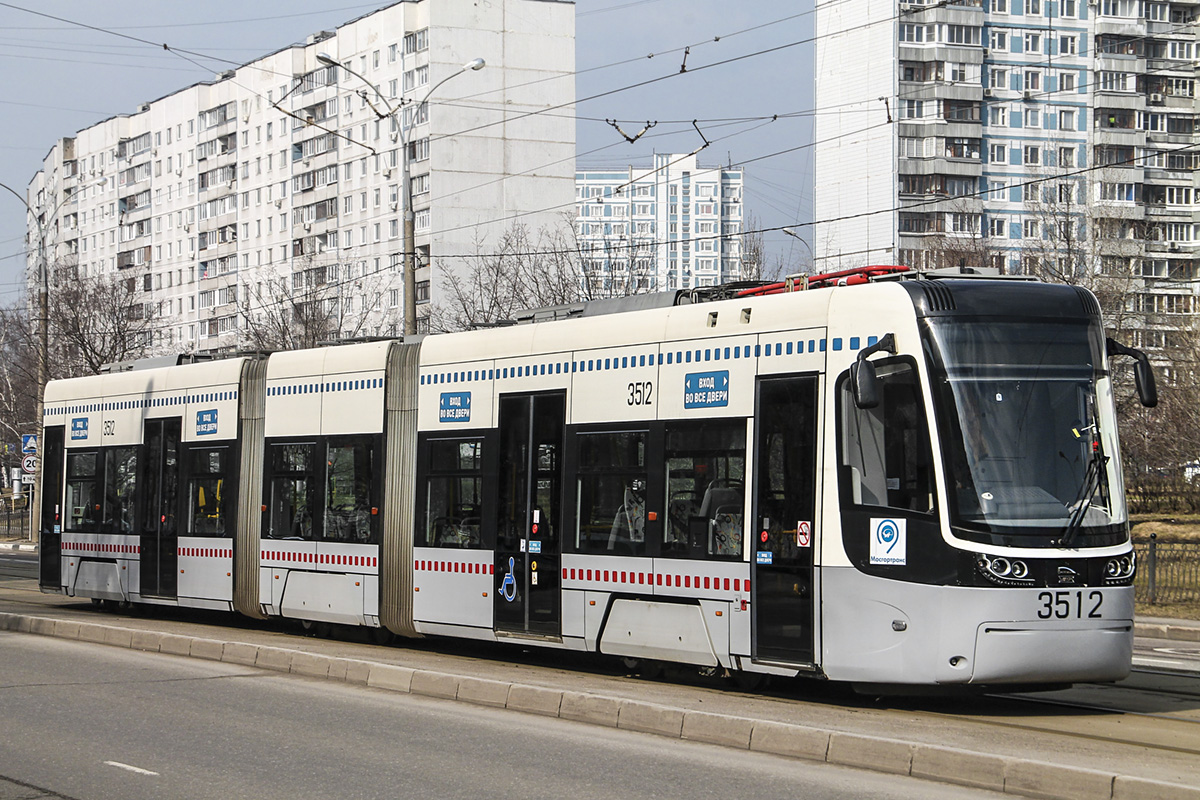 Москва, 71-414 (Pesa Fokstrot) № 3512