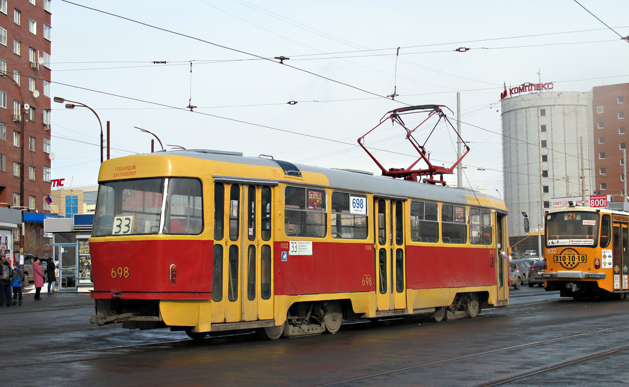 Екатеринбург, Tatra T3SU № 698