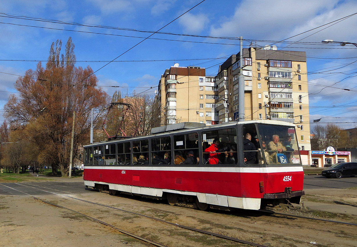 Харьков, Tatra T6B5SU № 4554