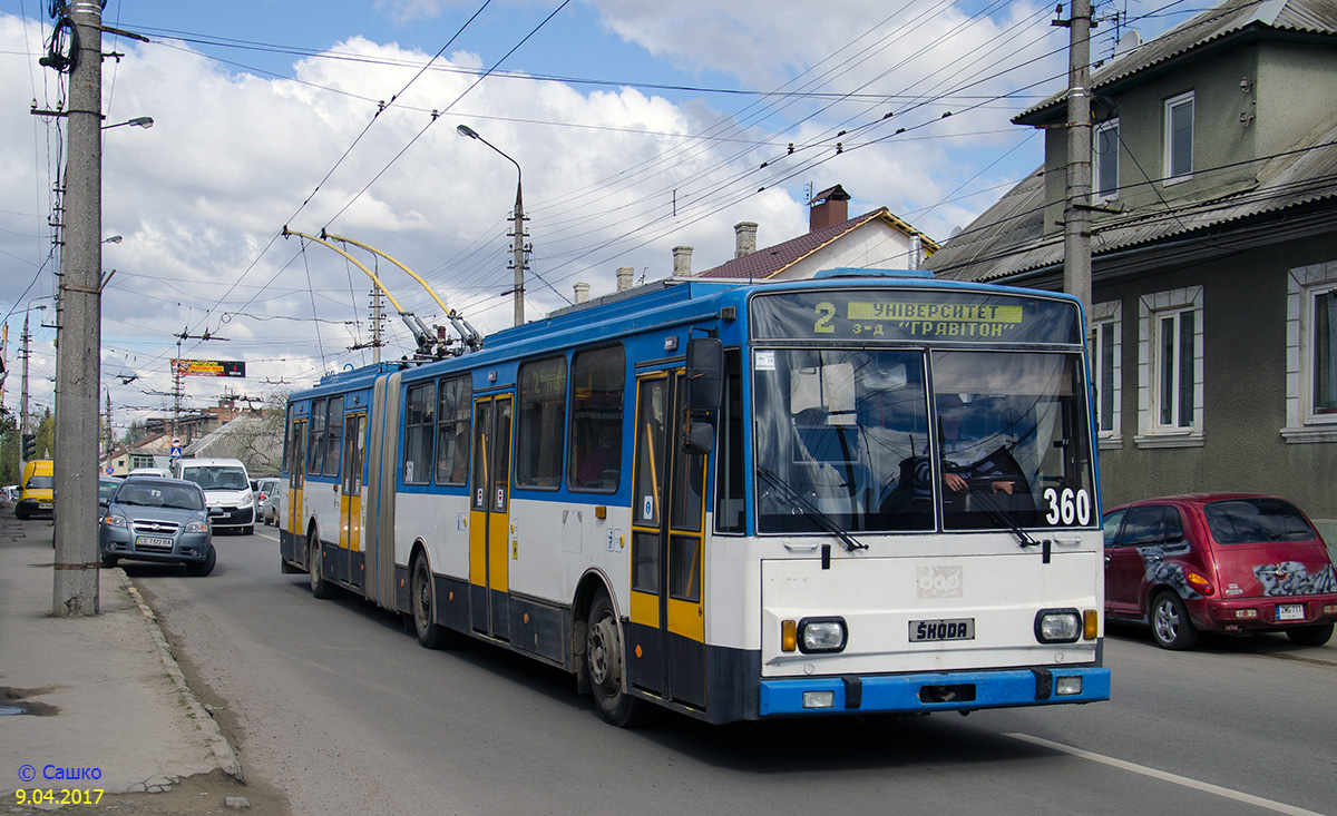 Черновцы, Škoda 15TrM № 360