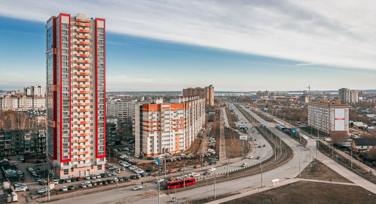 Kasan — Big tram circle; Kasan — ET Lines [2] — Right Bank; Kasan — Photos from a height