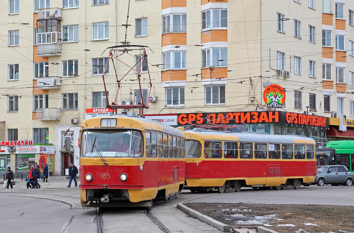 Екатеринбург, Tatra T3SU № 185