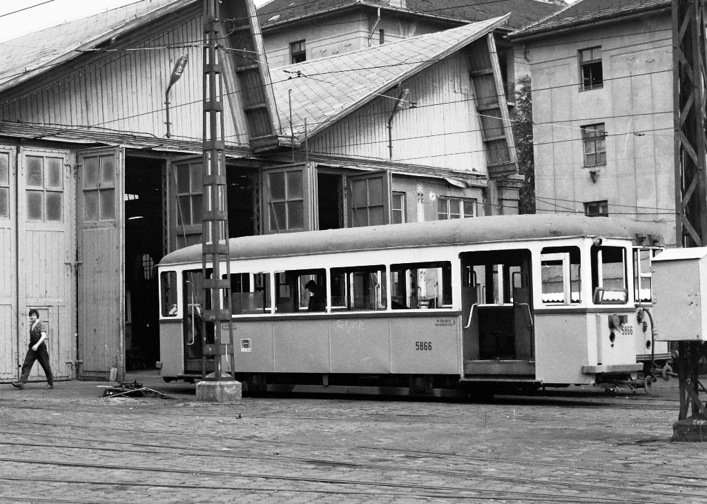 Будапешт, EP (MWG) № 5866; Будапешт — Трамвайные депо