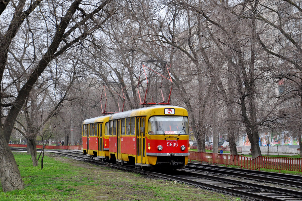 Волгоград, Tatra T3SU № 5805