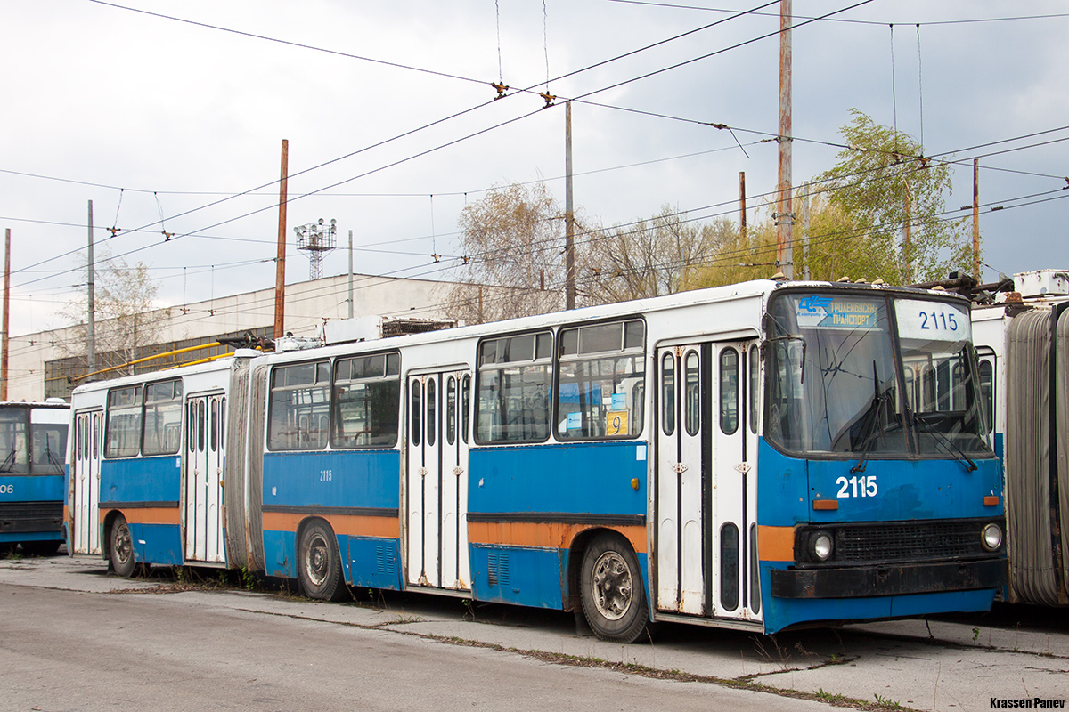 София, Ikarus 280.92 № 2115; София — Бракуване на тролейбуси — Ikarus 280.92 София, Ikarus 280.92 № 2115; София — Бракуване на тролейбуси — Ikarus 280.92