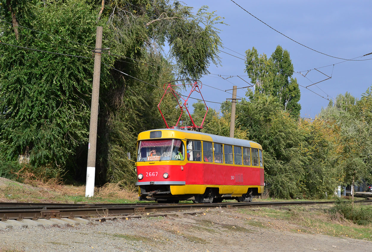 Volgograd, Tatra T3SU (2-door) č. 2667