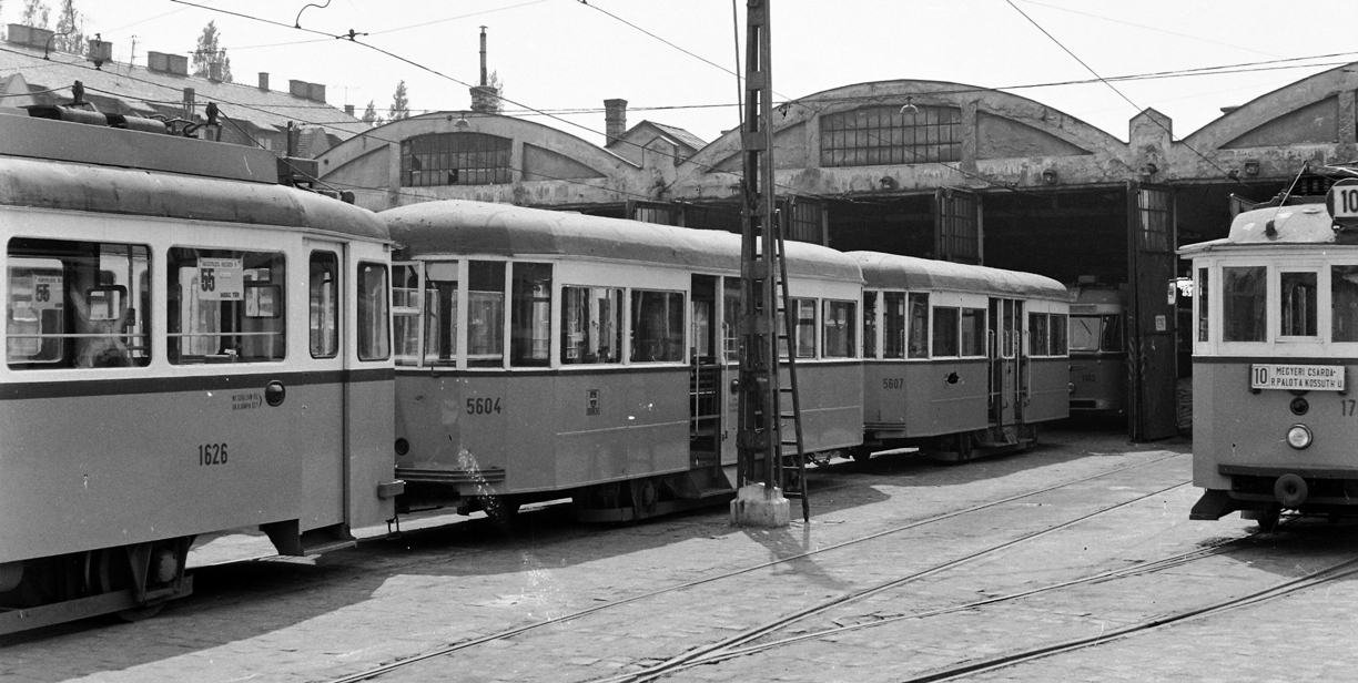 Budapest, Ganz DP Nr. 5604; Budapest, Ganz DP Nr. 5607; Budapest — Tram depots