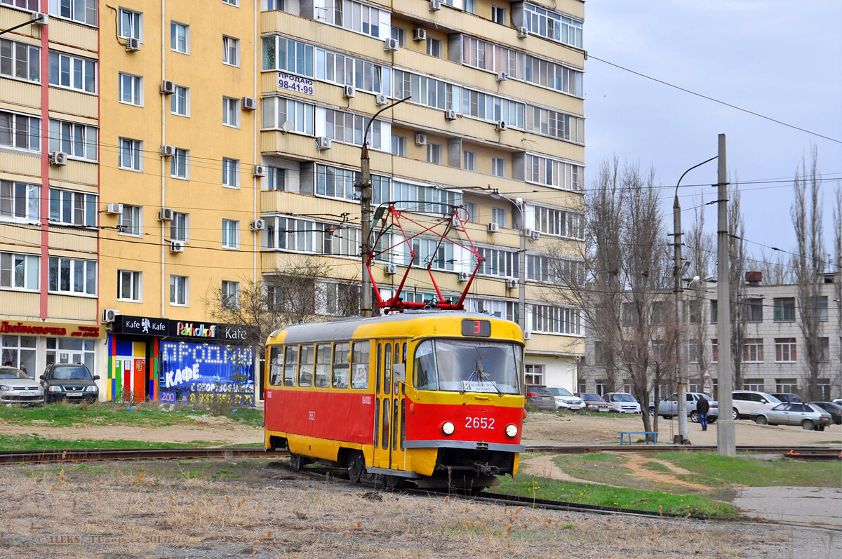 Волгоград, Tatra T3SU (двухдверная) № 2652