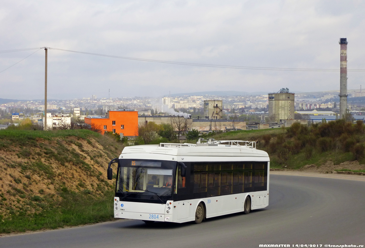 Крымский троллейбус, Тролза-5265.03 «Мегаполис» № 2804; Крымский троллейбус — Движение троллейбусов без КС (автономный ход)