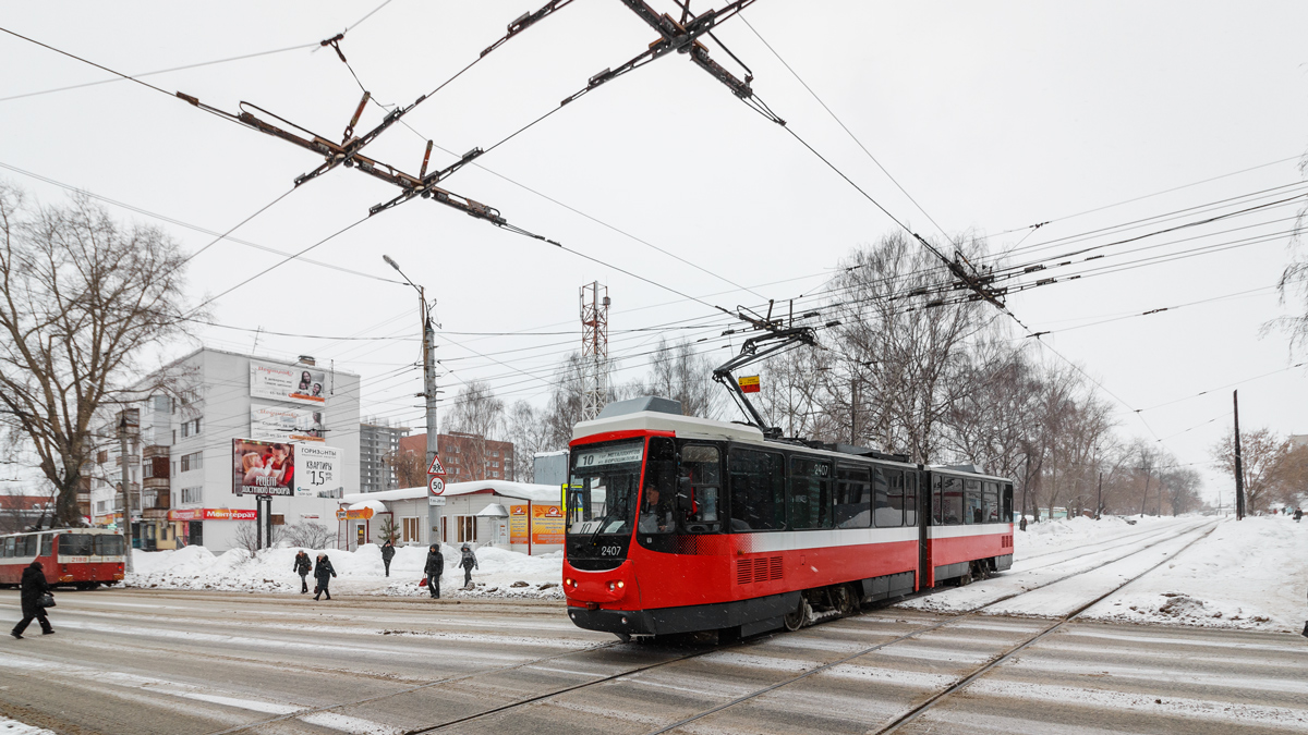 Ижевск, Tatra KT4DM № 2407