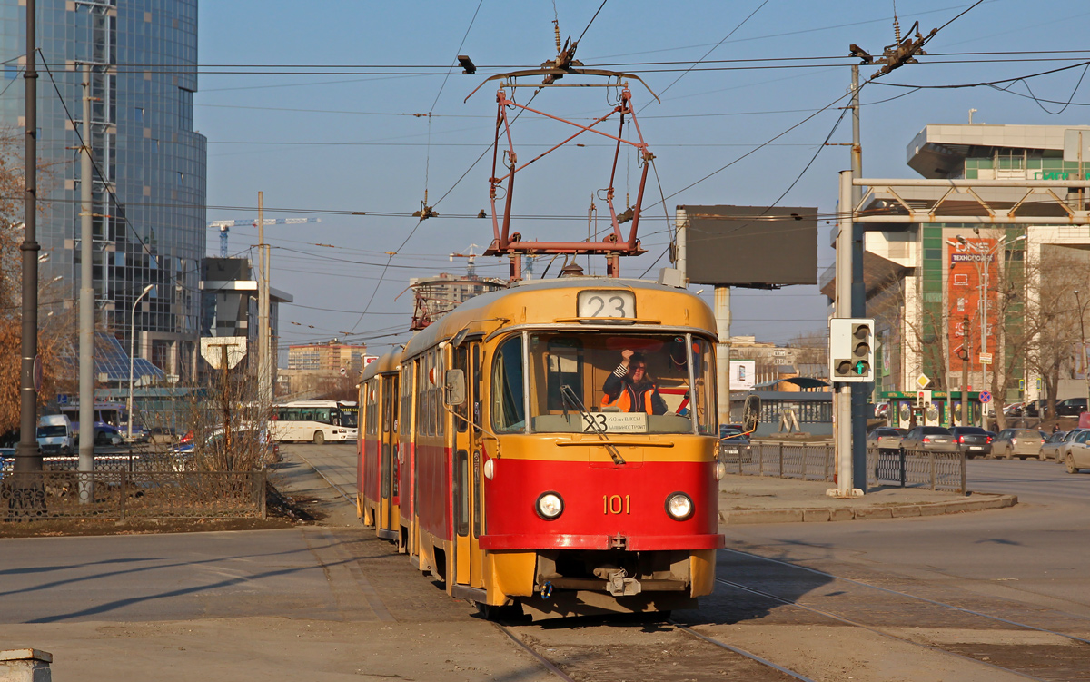 Jekaterinburga, Tatra T3SU (2-door) № 101