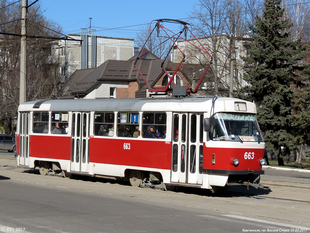 Каменское, Tatra T3SUCS № 663
