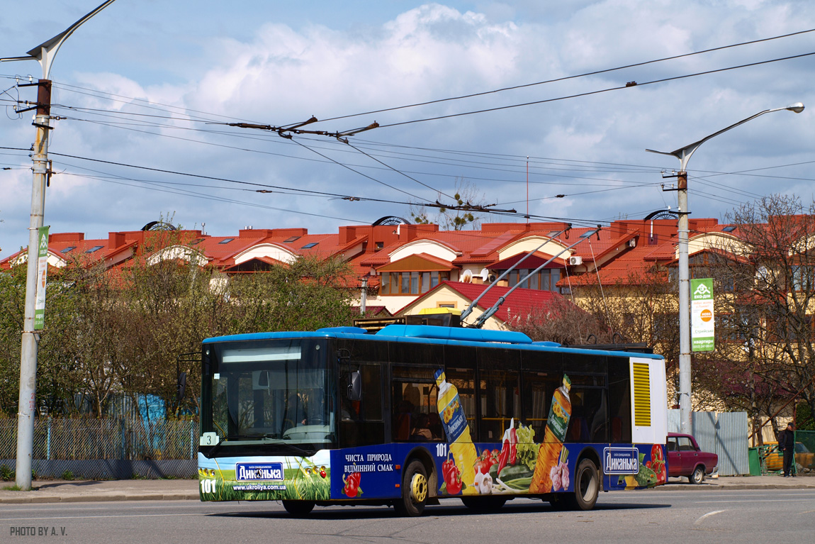 Львов, ЛАЗ E183D1 № 101
