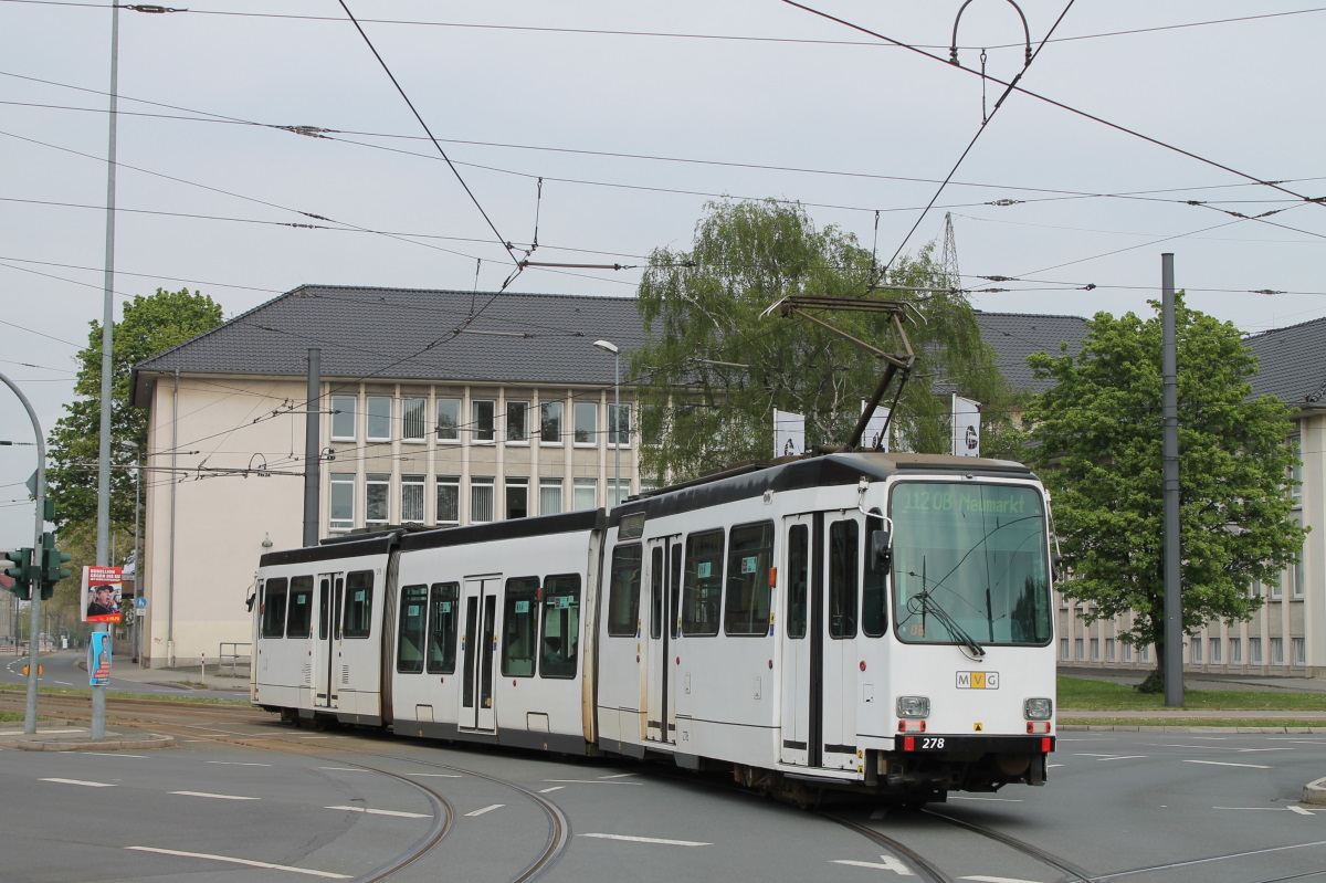 Эссен – Мюльхайм-ан-дер-Рур, Duewag M6C-NF № 278