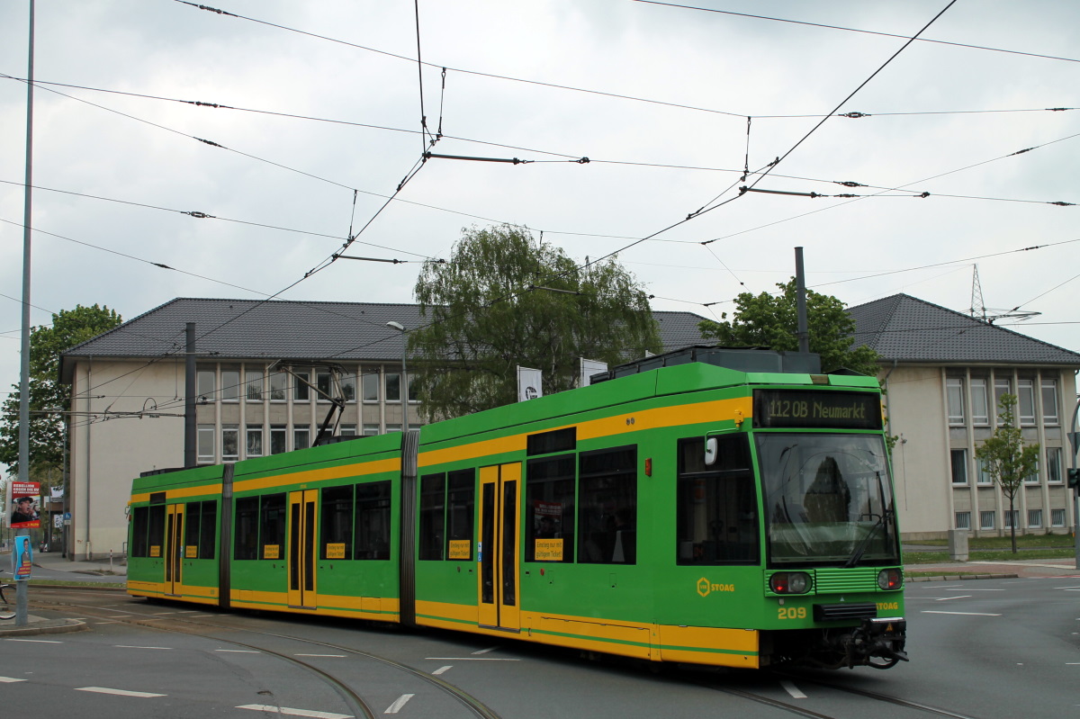 Оберхаузен, Duewag MGT6D № 209