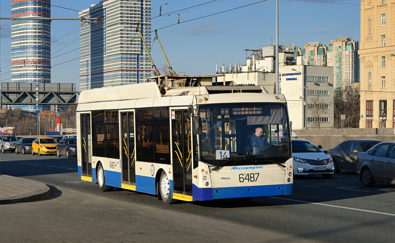 Москва, Тролза-5265.00 «Мегаполис» № 6487
