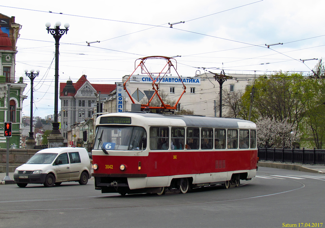 Харьков, Tatra T3SUCS № 3042