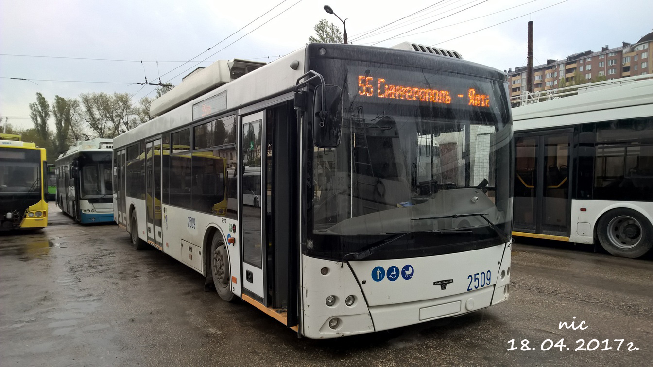 Крымский троллейбус, СВАРЗ-МАЗ-6275 № 2509
