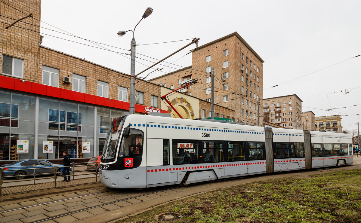 Москва, 71-414 (Pesa Fokstrot) № 3500