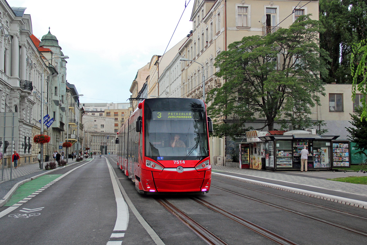 Братислава, Škoda 30T ForCity Plus № 7514