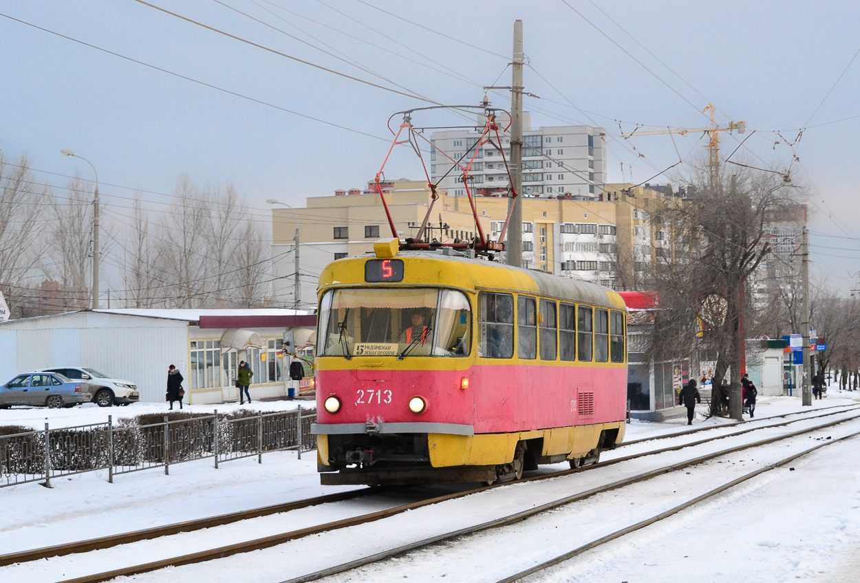 Volgograd, Tatra T3SU # 2713