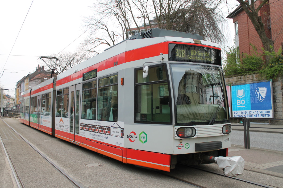 Bochum – Gelsenkirchen, Duewag MGT6D Nr. 407