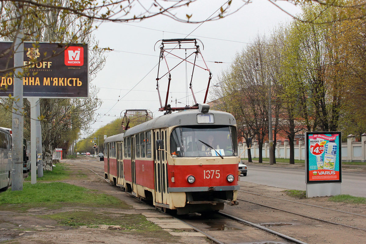 Dnipro, Tatra T3SU N°. 1375 Dnipro, Tatra T3SU N°. 1375
