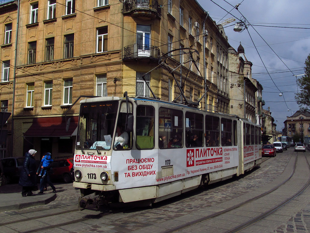 Львов, Tatra KT4SU № 1173