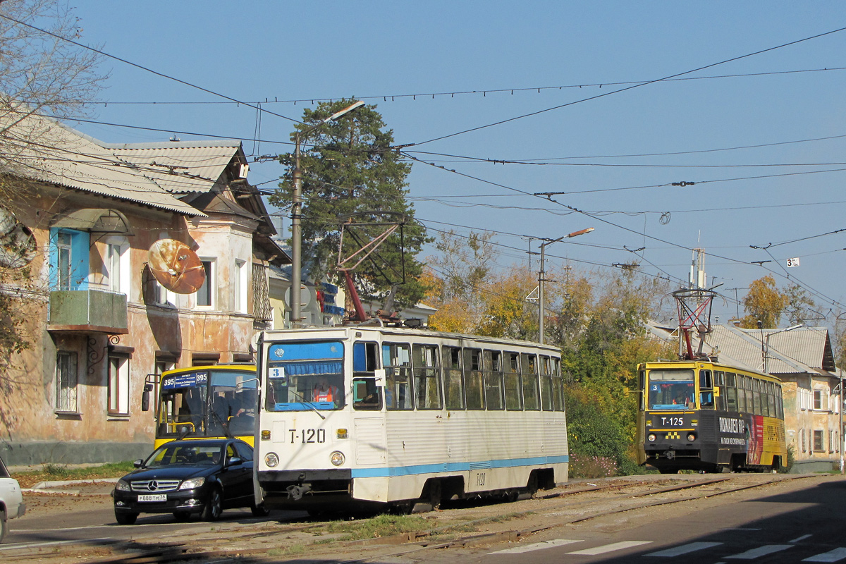 Ангарск, 71-605 (КТМ-5М3) № 120; Ангарск, 71-605 (КТМ-5М3) № 125
