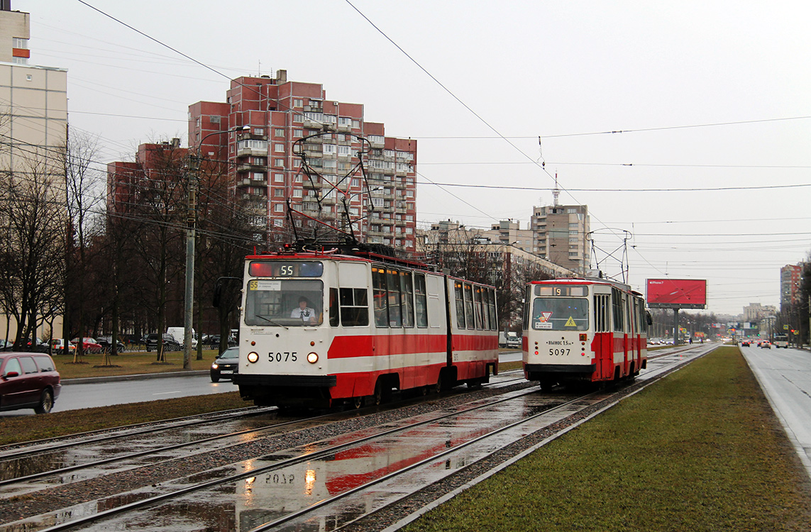 Санкт-Петербург, ЛВС-86К № 5075; Санкт-Петербург, ЛВС-86К № 5097
