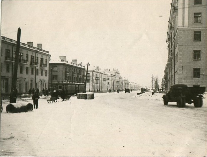 Омск — Исторические фотографии; Омск — Трамвайные линии — Левый Берег Оми