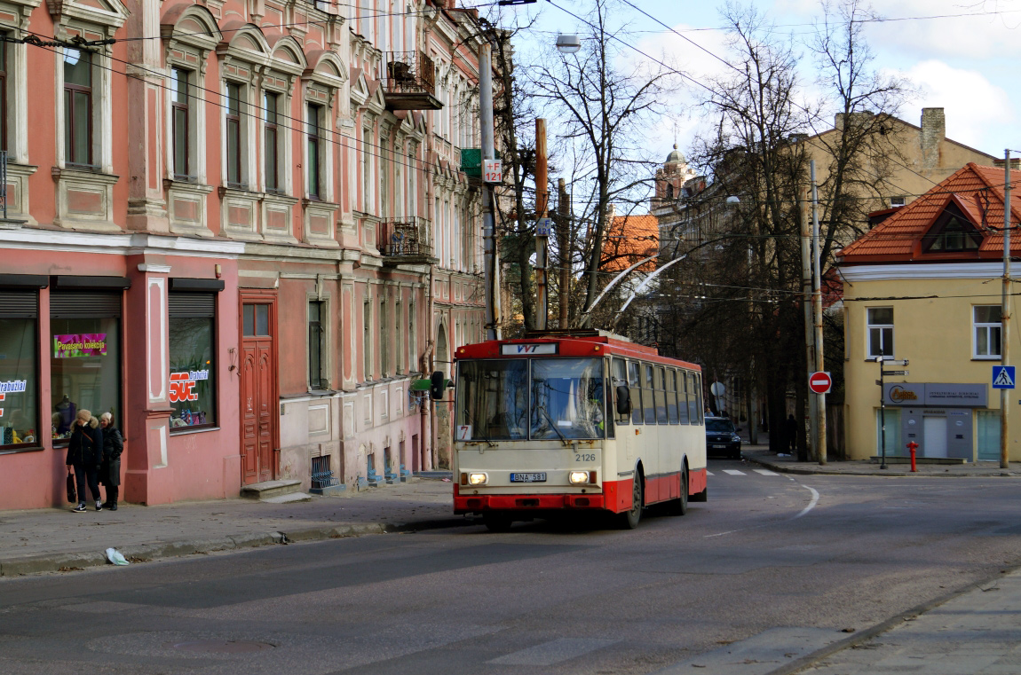 Вильнюс, Škoda 14Tr11/6 № 2126