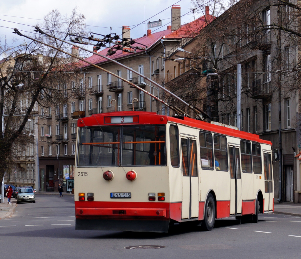 Вильнюс, Škoda 14Tr02/6 № 2515