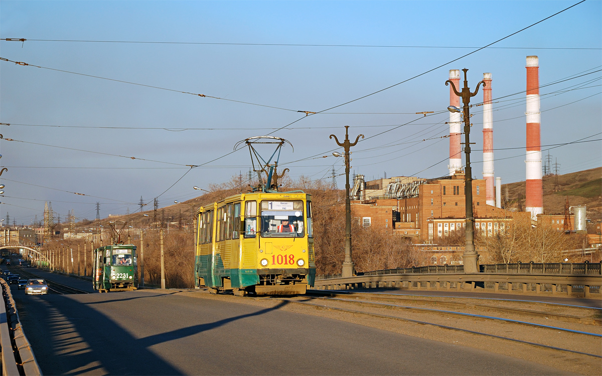 Магнитогорск, 71-605 (КТМ-5М3) № 1018